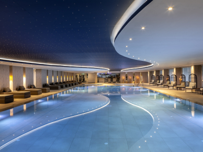 Indoor pool area