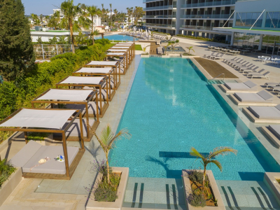 Hotel pool gazebo