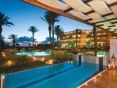  ASIMINA SUITES HOTEL NIGHT POOL