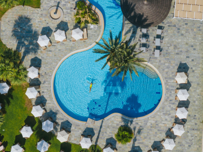  GOLDEN BAY BEACH HOTEL AERIAL