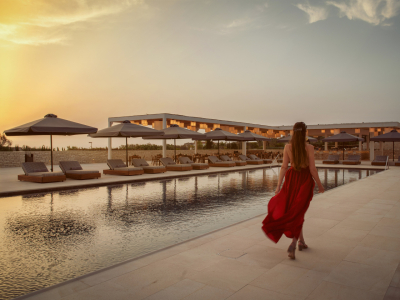 Pool Bar at Sunset