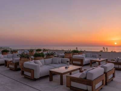  Chroma Lounge Bar New Terrace at Sunset
