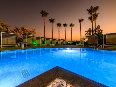  Pool by night