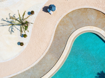  COD Beach Pool Aerial